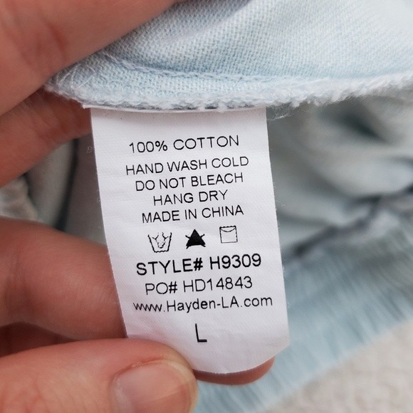 Hayden Chambray Women's Jogger Pants - Picture 12 of 12